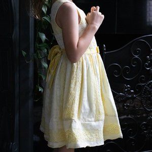 Jona Michelle Yellow Dress Flower Girl Birthday Special Occasion Summer